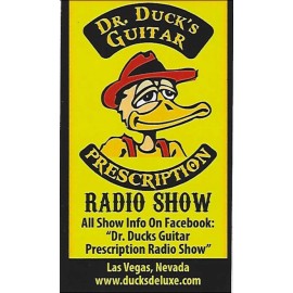 Dr. Ducks Guitar Prescription Radio Show Sticker