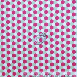 Westminster Fabrics BonEful Fabric FQ Cotton Decor Calico Green Pink Stripe Dot Bohemian BOHO Print