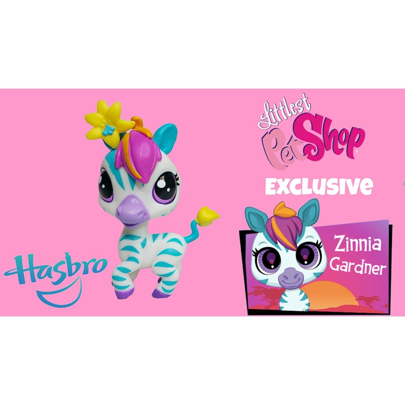 Littlest Pet Shop Special Edition Zinnia Gardner Zebra #3846