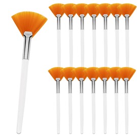 15 Pieces Fan Brush Facial Mask Brushes Esthetician Applicator Tool for Cleaning Soft Makeup Brushes