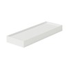 MUJI 02553098 Polypropylene File Box Lid with Casters, White Gray,