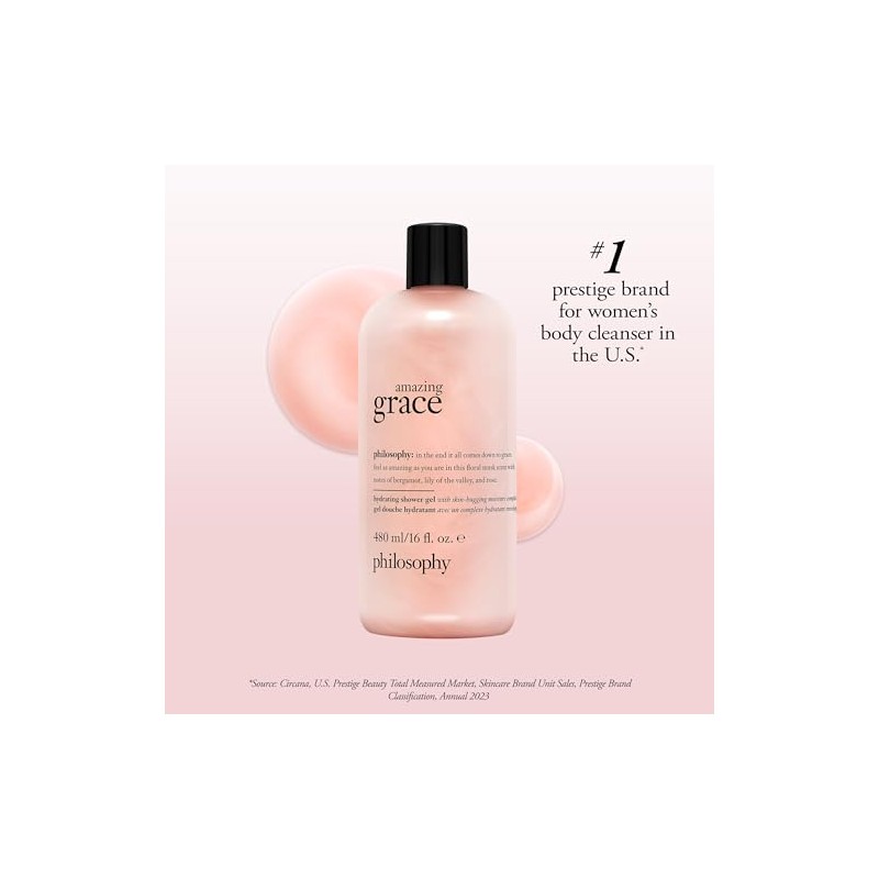 Amazing Grace Hydrating Shower Gel by Philosophy for Unisex -
