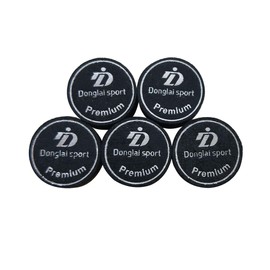 DDonglai 5PCS Packed Black/Brown Premium Laminated Billiard Cue Tips, Laminated Pool Cue Tips, Max Grip Power Cue Tips-M Hardness