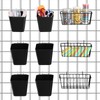 Pelopy 9 Pcs Grid Wall Basket Cup Bin Set 6