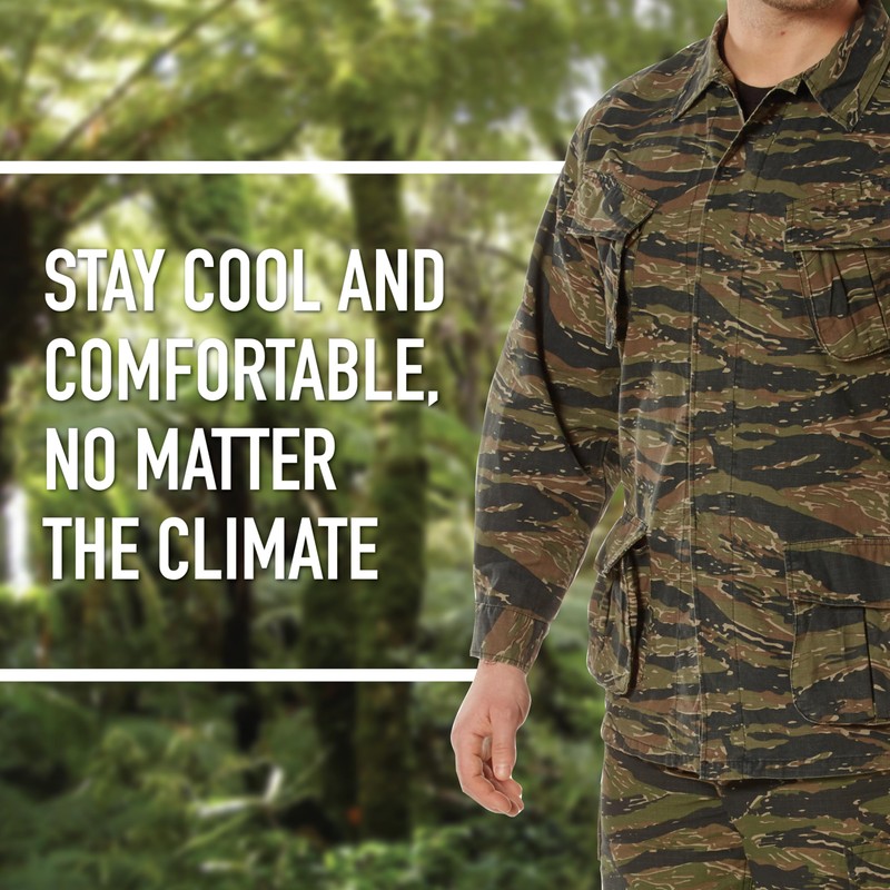 Rothco 44693: Vintage Vietnam Fatigue Rip-Stop Shirt