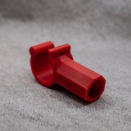 ULEIVA Replacement Roof Window Hook, Red, Compatible with Velux Telescopic Rod, Window Opener, Operating Rod Attachment, Rod Hook (Red)