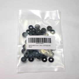 Ajile Plastic Countersunk Washer Rosette Made of Polyamide Black for M4 4 mm Metric Thread Countersunk Screw - 50 Pieces - RVF104x50-FBA
