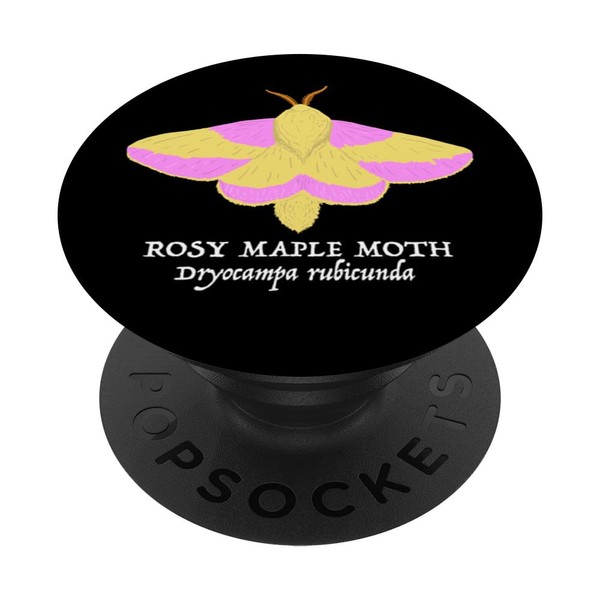Rosy Maple Moth Dryocampa rubicunda Nature Wildlife PopSockets Standard PopGrip