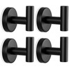 Suction Cup Hooks for Shower, 4 Pack Towel Hook for