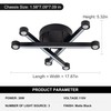 WELAKI LED Mount Ceiling Light, 30W Black Modern Close to