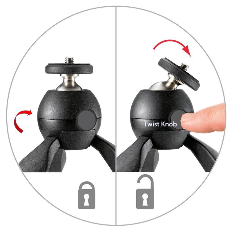 Golf Gadgets® - Folding Tripod Swing Recording System | Smartphone