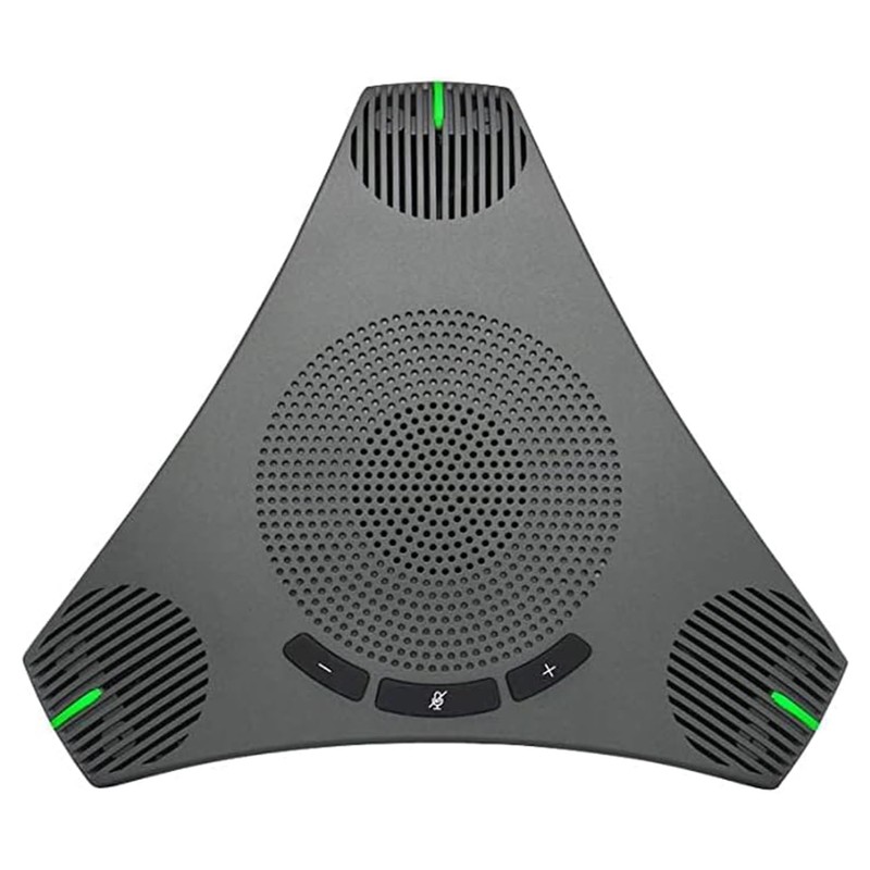 USB Speakerphone Microphone for 8-10 People Business Conference,360° Omnidirectional Microphone