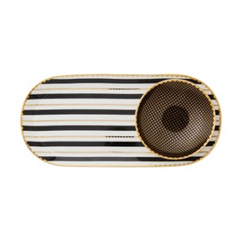 Maxwell & Williams Teas & C's Regency Platter & Dish Set Black Gift Boxed