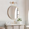 KSANA 3-Light Gold Bathroom Light Fixtures Over Mirror, 22'' Modern