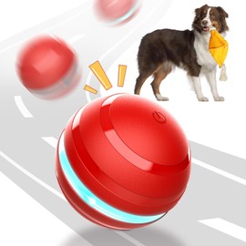 Salodal Interactive Dog Toys Ball-Motion Activated Dog Rolling Ball,Squeaky Dog Toys to Keep Them Busy,Rechargeable Electric Peppy Pet Ball for Medium/Large Dogs for Boredom