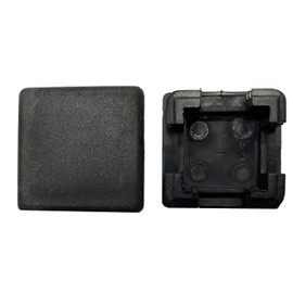 dexierp Protection Force 1-1/4" 32mm (パック 4) スクエア OD チューブ プラスチック インサート プラグ チューブ ポスト エンド キャップ チェア グライド SQI32X32-(4 パック)