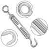 Pack of 6 Turnbuckles, Stainless Steel Wire Buckles, 304 Stainless