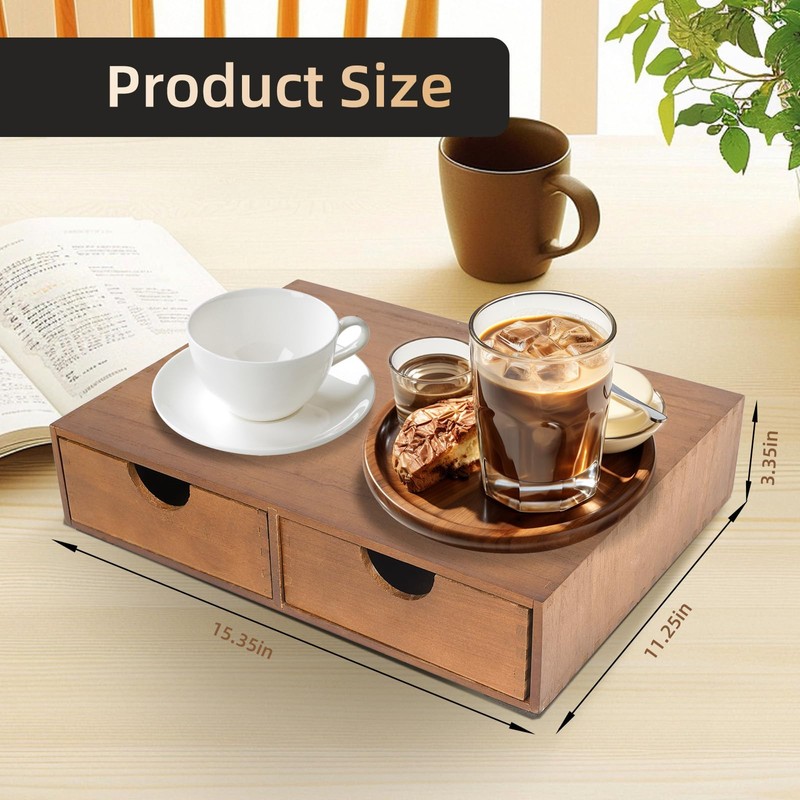 Wooden Coffee Pod Holder Drawer With Silicone Non-Slip Pad,K Cup