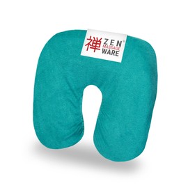 Zen - Massage Table Headrest Cover - Fluffy Terry Cloth Fitted Cover for Cosmetic & Therapy Bed Head Rest - Headboard Cover Washable at 60° - Massage Accessories (Emerald Green)