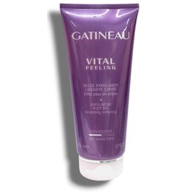 Gātíneāǖ | Vital Feeling Exfoliating Body Gel - Smoothing & Softening | With Unique Smoothing & Softening 3-in-1 Action: Cleanses, Exfoliates, Softens - Bamboo Powder For Exfoliation | 200mL