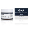 Q+A Activated Charcoal Mask. A detoxifying Charcoal cosmetic mask to
