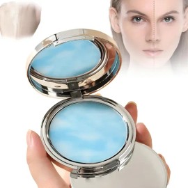 Primer YIDIAN de Polvo Antigrasa Azul con Acabado Mate y Control de Grasa para Rostro