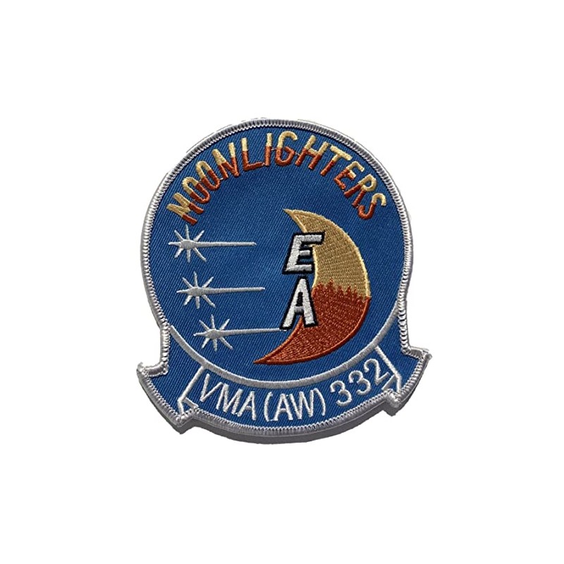 Squadron Nostalgia LLC VMA(AW)-332 Moonlighters Patch – Sew On