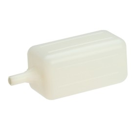 Kerick Valve PF224-NT Polyethylene Rectangle Float Ball, 2" Width, 2" Height, 4" Length, 1/4" Female Thread
