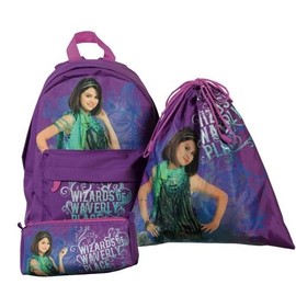 United Labels 0109416 - Wizards of Waverly Place Rucksack-Set, 3-teilig