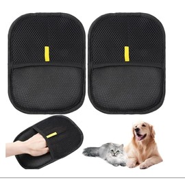 COONE 2 Stück Pet Hair Remover Glove,24x17cm Double Sided Grooming Glove