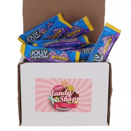 Jolly Rancher Hard Candy Sticks (Individually Wrapped) Multiple Flavors 2LB - Grape