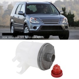 Botella de Líquido de Bomba de Dirección, Tanque de Aceite de Depósito de Bomba de Dirección Asistida Apto para CRV 2002-2006 53701 S9A 003