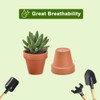 vensovo 3 Inch Terra Cotta Pots with Drainage - 20