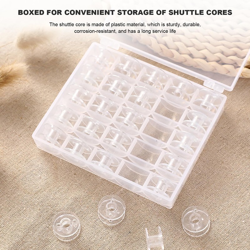 1 Magnetic Seam Guide, 25 Sewing Machine Bobbins, Sewing Machine