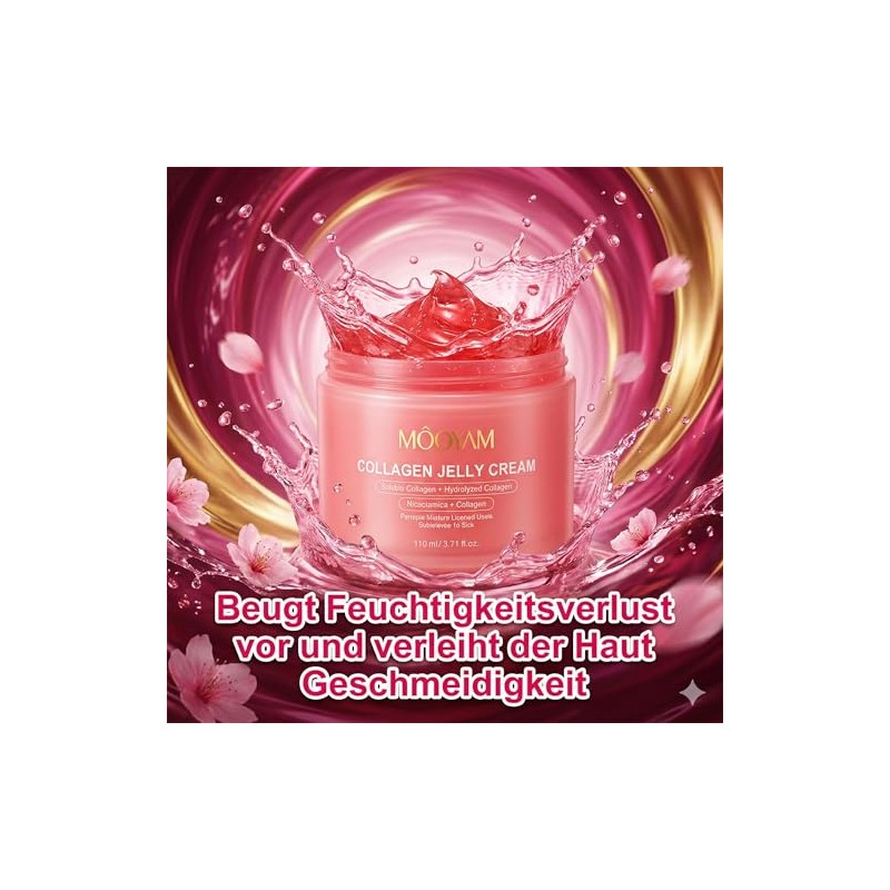 Collagen Jelly Cream - 100 ml Face Cream with Hydrolysed