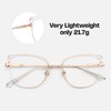 Zeelool Reading Glasses for Women Men Blue Light Blocking Readers