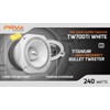 PRV AUDIO TW700Ti White 4 Inch Titanium Bullet Tweeter 240