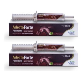 2 Pack Adecto Forte Pasta Oral 30ml Equinos