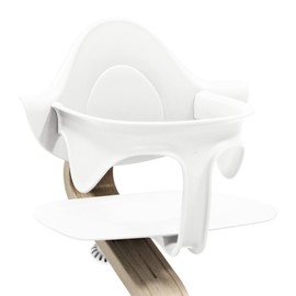 Stokke Nomi Baby Set, White - Provides Side & Back Support While Baby Learns to Sit - Compatible with All Nomi Chairs