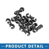 A ABSOPRO Bike Brake Cable Clip S Style Clamp Plastic