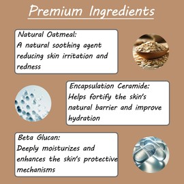 Creamery Plus Premium Facial Sheet Mask (Oatmeal), 1 Count (Pack of 1)