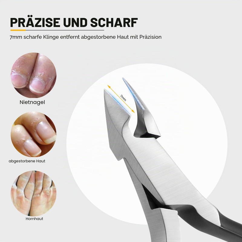 BEZOX Hand Forged Cuticle Nippers Exclusive for Nail Salons Stainless