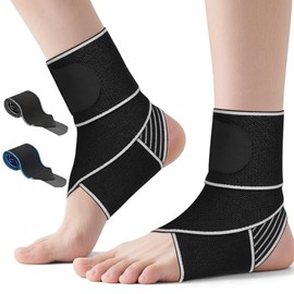 Tobilleras para Esguinces,Tobillera Deportiva de Compresión Ajustable,Estabilizador de Tobillo para Recuperación de Esguinces,Tobillera Transpirable y Antideslizante para hombres y mujeres(Gris)