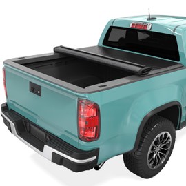 Soft Roll Up Truck Bed Tonneau Cover Fit for Chevy Colorado/GMC Canyon 2015-2025 5.2 ft Bed
