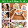 DIY Punch Needle Kits for Beginners Panda with Sunset with