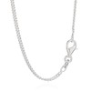 NKlaus 925 Sterling Silver Curb Chain Byzantine Chain 1.40 mm