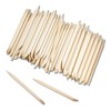 200 Pcs Orange Wood Nail Sticks, Wooden Cuticle Pusher, Orange Stick, Wooden Nail Sticks for Nails Manicure Pedicure