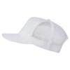 Yupoong 5 Panel Mesh Trucker Snapback Cap - White OSFM