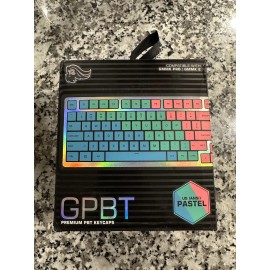 Glorious GPBT Dye Sublimated Keycaps (Pastel) - Thick PBT Plastic 114 Keycap US ANSI
