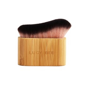 Lucy Bee Blending Brush for Self Tan and Makeup, Sunless Tanner Kabuki Brush, Streak Free Self Tanning Applicator For Face & Body, Natural Looking Tan